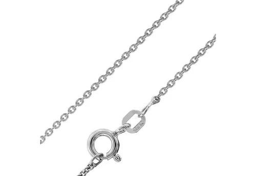 trendor Kette ohne Anhänger Kette für Anhänger 925 Silber rhodiniert Ankerkette 1,4 mm