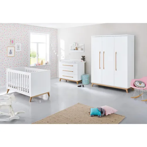 Pinolino Riva breit (Babybett, Kinderkleiderschrank, Wickelkommode) (103415BG)