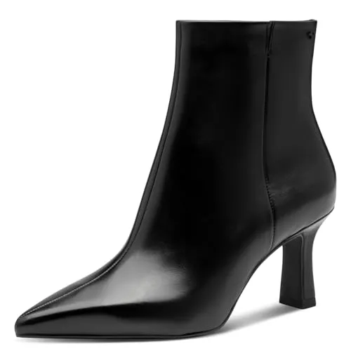 Tamaris Damen Stiefel schwarz 36 - Elegante Damenstiefel für jeden Anlass, mit Touchit-Softfußbett für individuellen Komfort und modernem 75 mm Stilettoabsatz für eine stilvolle Optik.