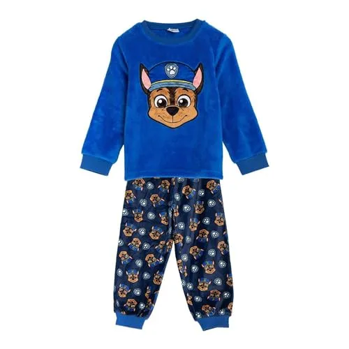 CERDÁ LIFE'S LITTLE MOMENTS Paw Patrol langer Pyjama aus Coral-Fleece - Weicher und bequemer langer Pyjama im Paw Patrol Design für Kinder, ideal für gemütliche Nächte. Aus hochwertigem Coral-Fleece, langlebig und pflegeleicht, perfekt für kleine Fans und entspannte Momente.