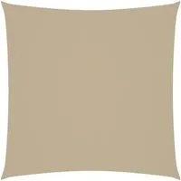 vidaXL Sonnensegel 3x3 m Beige aus Oxford-Gewebe von vidaXL