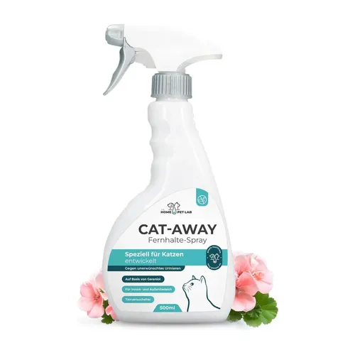 HomePetLab Katzenabwehrspray Cat-Away mit Geraniol 500ml Sprühflasche