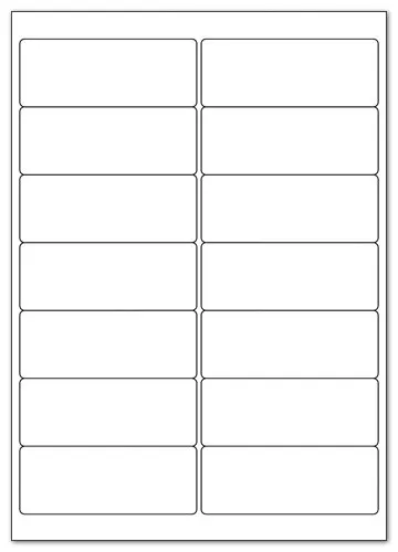 Etiketten 25 Blatt DIN A4 99,1 x 38,1mm 350