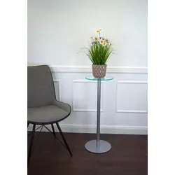 freeroom24 Beistelltisch Johanna Ø30cm in silber von freeroom24
