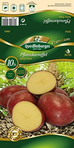 Pflanzkartoffeln Quedlinburger „Baltic Rose“ mittelfrüh, vorwiegend festkochend (10 Stück)