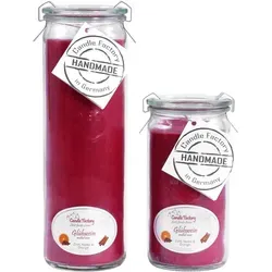 Candle Factory Glühwein Duftkerzen-Set Big + Mini Jumbo in orange von Candle Factory