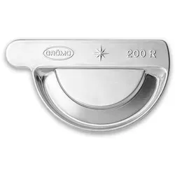 Dachrinnenboden Grömo mit Einstecknut, halbrund, rechts, Zink, verschiedene Größen (Ausführung: Nenngröße 250. Ø 105mm)