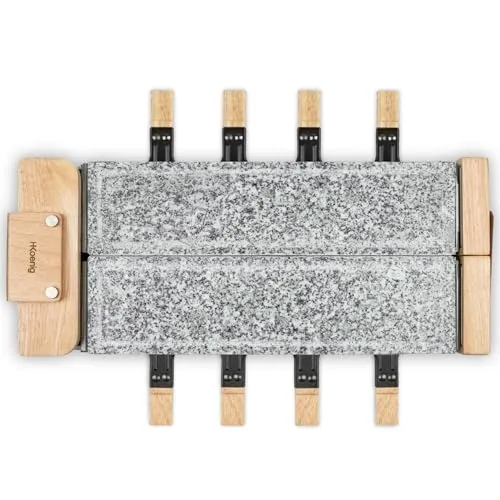 H.Koenig Raclette-Grill WOD362 mit Naturstein für 8 Personen