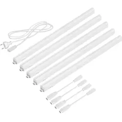 ledscom.de LED Unterbau-Leuchten Rigel 5er Set, 57,3cm, 880lm, weiß - Einbauleuchten - Energieeffiziente LED Unterbauleuchte mit flexibler Reihenschaltung und einfacher Montage, ideal für Küche, Schränke und Werkstätten.