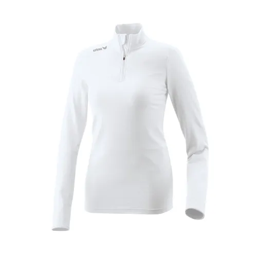 Erima Damen Rolli Active Wear, Weiß, Größe 40 - Pullover aus supersoftem Funktionsmaterial, atmungsaktiv und temperaturregulierend, ideal für sportliche Aktivitäten im Winter.