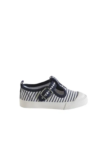 vertbaudet Baby Stoffschuhe mit Schnalle Ballerina