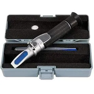 PCE 18 - Handrefraktometer PCE-018 für Wein und Saft - Schichtdicken / Materialanalyse - Präzises Handrefraktometer mit automatischer Temperaturkompensation für schnelle Messungen von Säfte und Weine bis 18 % Brix.