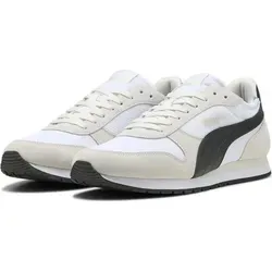 PUMA ST MILER Sneakers für Erwachsene - Gr. 36, schwarz-weiß - Laufschuhe mit Obermaterial aus Synthetik und Leder, EVA-Zwischensohle für ganztägigen Komfort und stylishem Retro-Design. Perfekt für jeden Schritt!