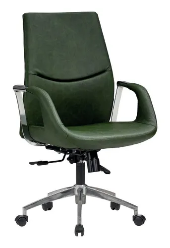 Bürostuhl Drehstuhl Chefsessel für modernes Büro - Moderner Drehstuhl in Grün mit verstellbaren Armlehnen und Rückenlehne. Ideal für komfortables Arbeiten im Büro oder Arbeitszimmer. Robuste Konstruktion und ansprechendes Design.