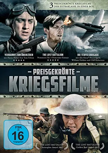 Preisgekrönte Kriegsfilme - Die Teufelsbrigade, Verdammt zum Überleben, The Lost Battalion