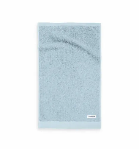 Tom Tailor 6er SET Gästehandtücher Hellblau 30 x 50 cm - Set mit 6 hochwertigen Gästetüchern aus 100% Baumwolle, besonders saugfähig und schnell trocknend. Ideal für das Badezimmer, mit praktischem Logo-Label und zwei Schlaufen für einfachen Zugriff.