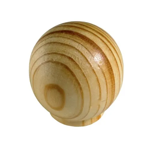 Hettich Möbelknopf Kiefer lackiert Ø 35,0 x 36,0 mm - 1 Stück  Möbelknopf