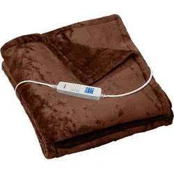 Grafner elektrische Wärmedecke 180 x 130 cm - Heizdecken mit 10 Temperaturstufen, Schnellaufheizung und waschbar. Ideal für gemütliche Abende und zur Linderung von Schmerzen!