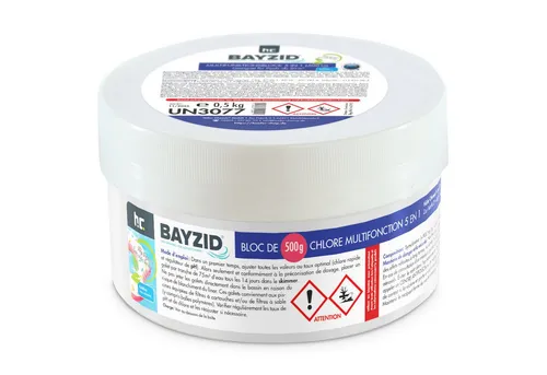 Höfer Chemie GmbH Poolpflege 500 g BAYZID® Multiblock 5in1 für Pools