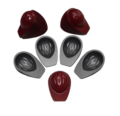 Kleine ANTIHAFT Nuss Schalen Backformen 30er Set - Backformen für Nüsse, mit Teflon-Beschichtung für müheloses Lösen der Kekse. Ideal für kreative Keksvariationen, 30 Stück im Set!