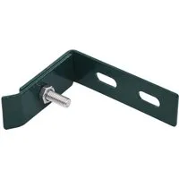 vidaXL Wandanschlusswinkel 10 Sets - Stütze für Doppelstabmattenzaun, langlebig und einfach zu montieren für optimale Zaunsicherheit.