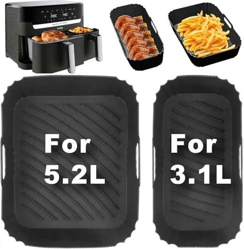 YJDM Silikonform für Tefal EY9018 Dual Airfryer