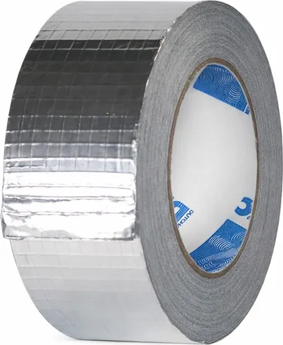 Subtiel Aluminium-Klebeband 50 mm x 45 m – Hitzebeständig bis 120 °C - Zuverlässiges Aluminium-Klebeband für die sichere Abdichtung von Rohrverbindungen. Ideal für Warmluft- und Lüftungssysteme, gewährleistet hohe Haftkraft und Effizienz. Wählen Sie zwischen 50 mm und 100 mm Breite.