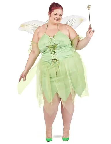 DEGUISE TOI Sexy Grünes Feen Kostüm Plus Size