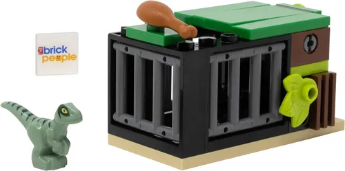 LEGO Jurassic World: Dino-Falle 2 Mit Baby-Raptor-Minifigur Und Köder