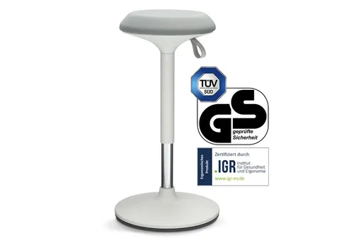 Ergotopia Drehhocker Dyko in grau von Ergotopia