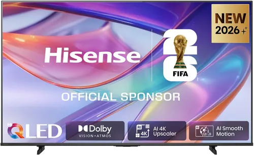 Hisense 75E7S QLED-Fernseher 75 Zoll (189 cm) 4K Ultra HD Smart-TV - Erlebe beeindruckende 4K Ultra HD-Bilder auf dem 75 Zoll QLED-Display. Mit Smart-TV-Funktionen und Dolby Atmos für ein optimales Home-Entertainment-Erlebnis.