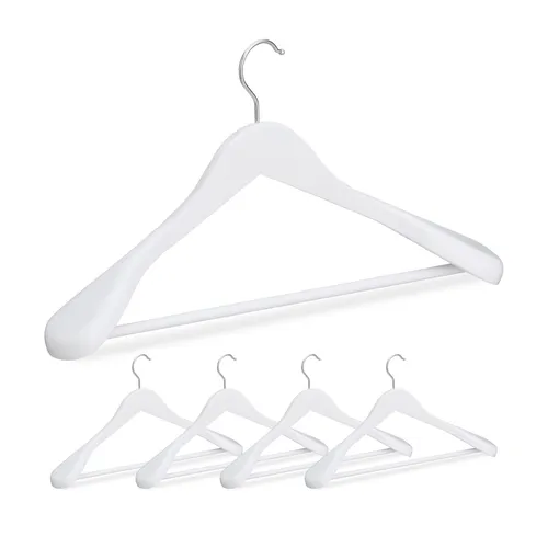 Anzug Kleiderbügel Holzkleiderbügel Anzugbügel Hosenbügel Bügel Holz 5er Set