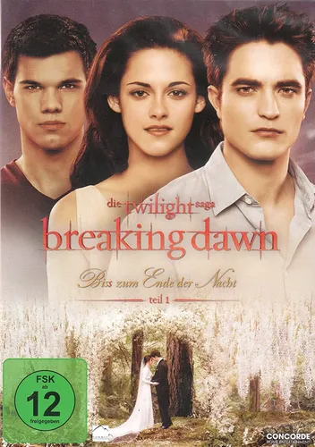 Breaking Dawn - Biss zum Ende der Nacht Teil 1 (DVD) - Fesselnder Vampirfilm auf DVD, FSK 12, mit einer Spieldauer von 1 Stunde und 53 Minuten - ideal für Fans der Twilight-Saga!