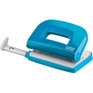 Novus Locher E 210, 020-1896, petrol, Bürolocher, Stanzleistung ca. 10 Blatt