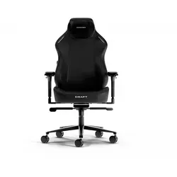 DXRacer CRAFT XL Schwarz EPU Leder - Der Original Gaming Stuhl - Ergonomischer Gaming-Stuhl mit 4D-Armlehnen und verstellbarer Rückenlehne für höchsten Komfort. Ideal für lange Sitzsessions und empfohlen für Nutzer bis 200 cm.