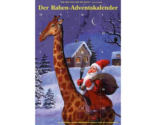 Zweitausendeins Verlag Adventskalender Raben-Adventskalender.