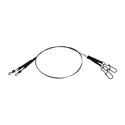 Produktbild DAM Fz Effzett Kink-Free Titanium Leader 30cm 15kg 56401 Stahlvorfach