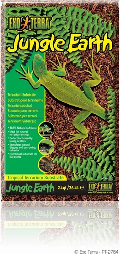 Exo Terra Jungle Earth - natürliches Terrarium-Substrat, Inhalt: 26,4 l