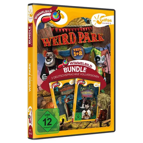 Weird Park Teil 1 und 2 PC Wimmelbild Spiele Doppelpack DVD ROM NEU&OVP