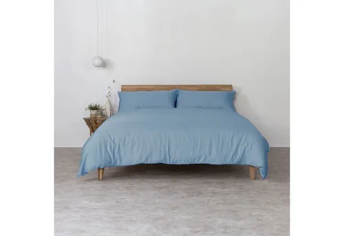 AGA.PIE Bambus Lyocell Bettwäsche-Set in blau von AGA.PIE