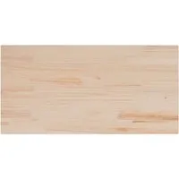 vidaXL Rechteckige Holztischplatte aus Kiefer - Ersatztischplatte für Esszimmertische, gefertigt aus massivem Kiefernholz für rustikalen Charme und einfache Reinigung. Ideal zur Auffrischung deines Tisches zu Hause oder im Gewerbe.