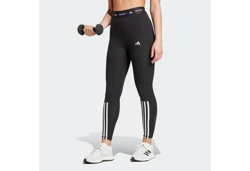 adidas Performance Trainingstights TF 3S 7/8 L schwarz S - Trainingsbekleidung mit 7/8-Länge, aus atmungsaktivem Material für optimalen Komfort während des Trainings.