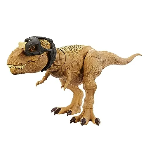 Jurassic World Tyrannosaurus rex - Spielfiguren mit DOUBLE CHOMP Kopfbewegung und Geräuschen, inklusive abnehmbarem Tracking-Gear. Erwecke den Dinosaurier mit Augmented Reality zum Leben!