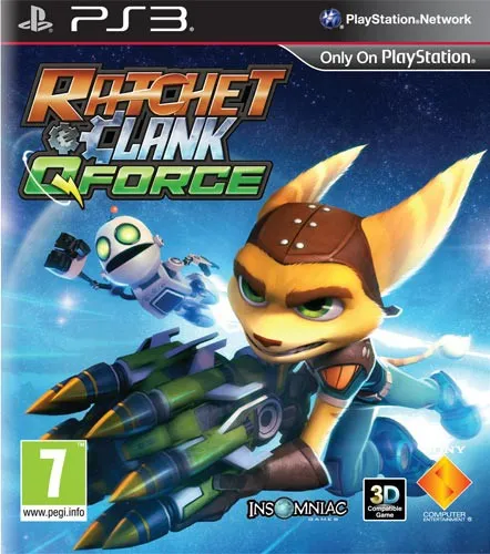 PS3 Ratchet & Clank: Q-Force (PEGI) - Actiongeladenes PS3-Spiel mit Ratchet und Clank, ideal für Fans von Plattform-Abenteuern und Koop-Gameplay.
