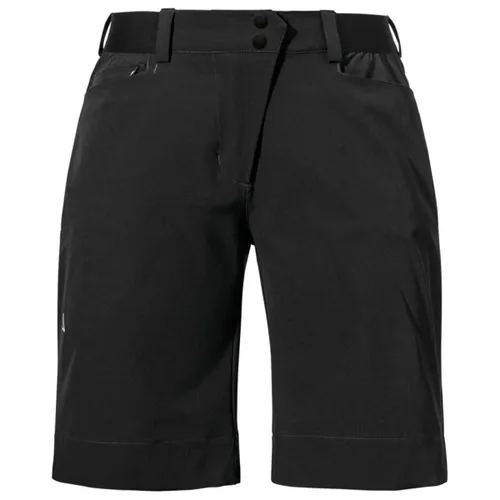 SCHÖFFEL Bike Shorts Style Keitele WMS, Gr. 38, schwarz - Sportliche Radshorts mit 4-Wege-Stretch für maximale Bewegungsfreiheit. Wasserabweisend, schnell trocknend und aus recyceltem Material – ideal für aktive Radreisen.