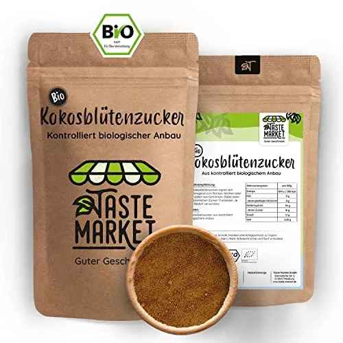 BIO Kokosblütenzucker aus kontrolliert biologischem Anbau | Zuckerersatz | natürlicher Zucker | Kokosblüten 5 kg