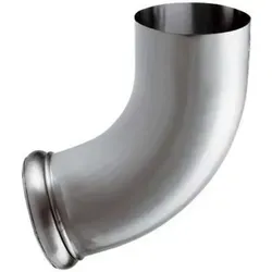 GRÖMO ZINK Rohrbogen TITANZINK 72° ø100 mit Wulst von GROMO