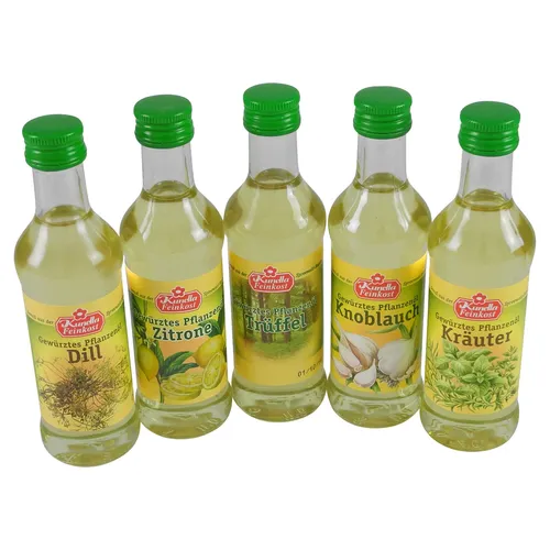  21,98€/1l) Gewürzte Pflanzenöle Probierpaket (5 Sorten à 100 ml