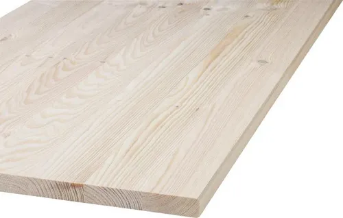 Leimholzplatte Kiefer B/C 800 x 400 x 18 mm - Massivholzplatte aus Kiefer, ideal für kreative Projekte und Möbelbau, mit natürlicher Holzoptik und hoher Stabilität.