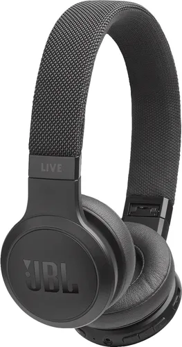 JBL LIVE 400BT - Kabellose On-Ear Kopfhörer in Schwarz, JBL Signature Sound und 24 Stunden Akkulaufzeit mit Ambient Aware-Technologie